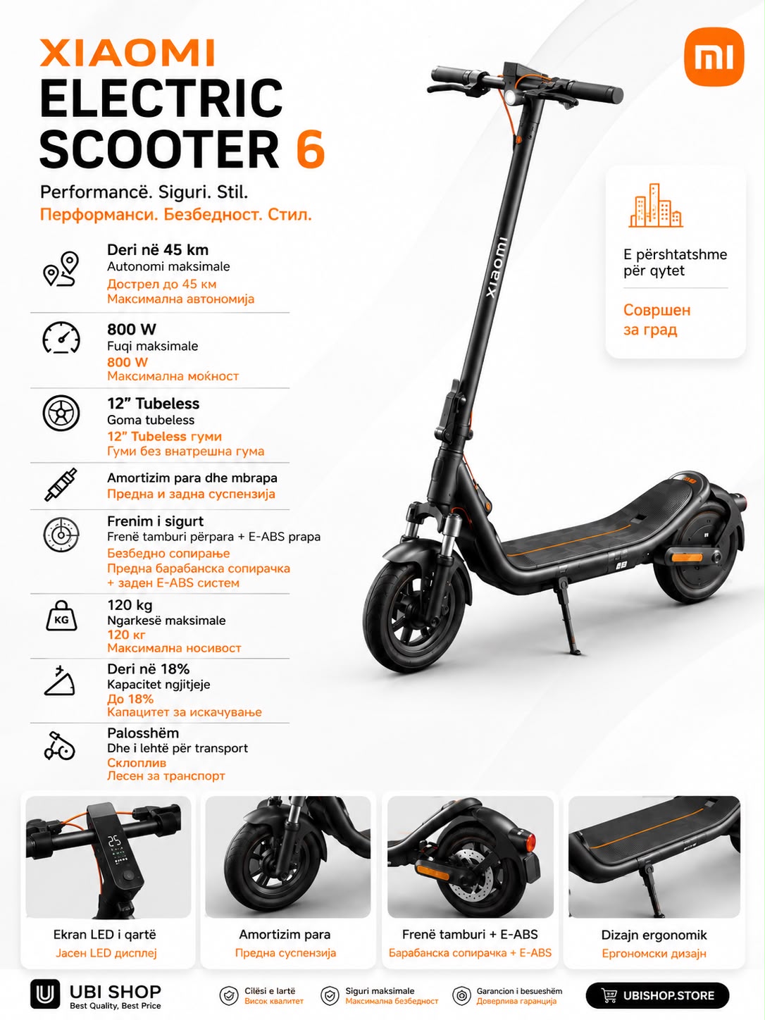 XIAOMI ELECTRICS SCOOTER 6